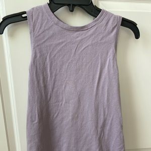 Womens purple tank